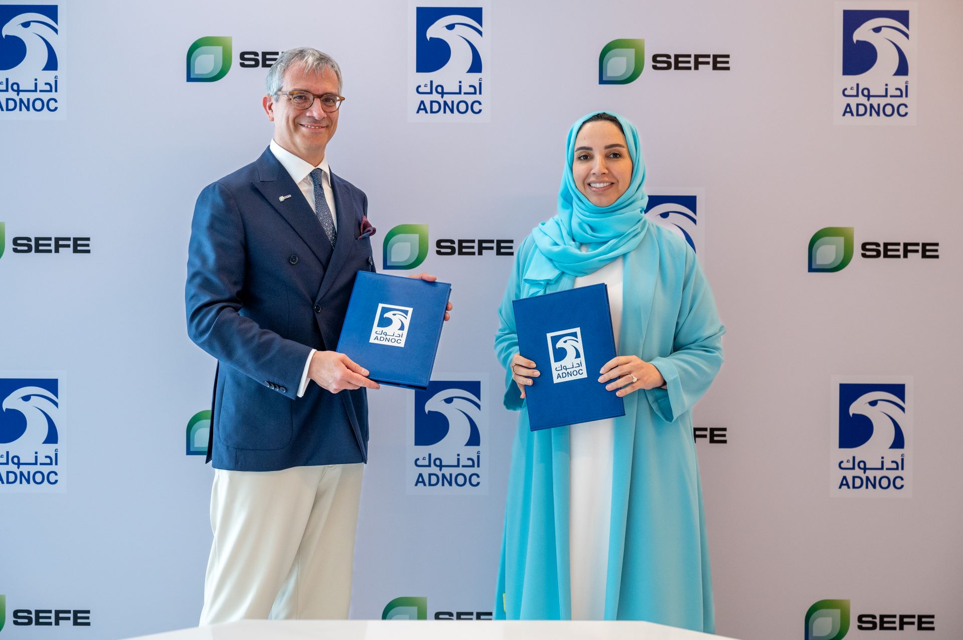 SEFE and ADNOC signing ceremony